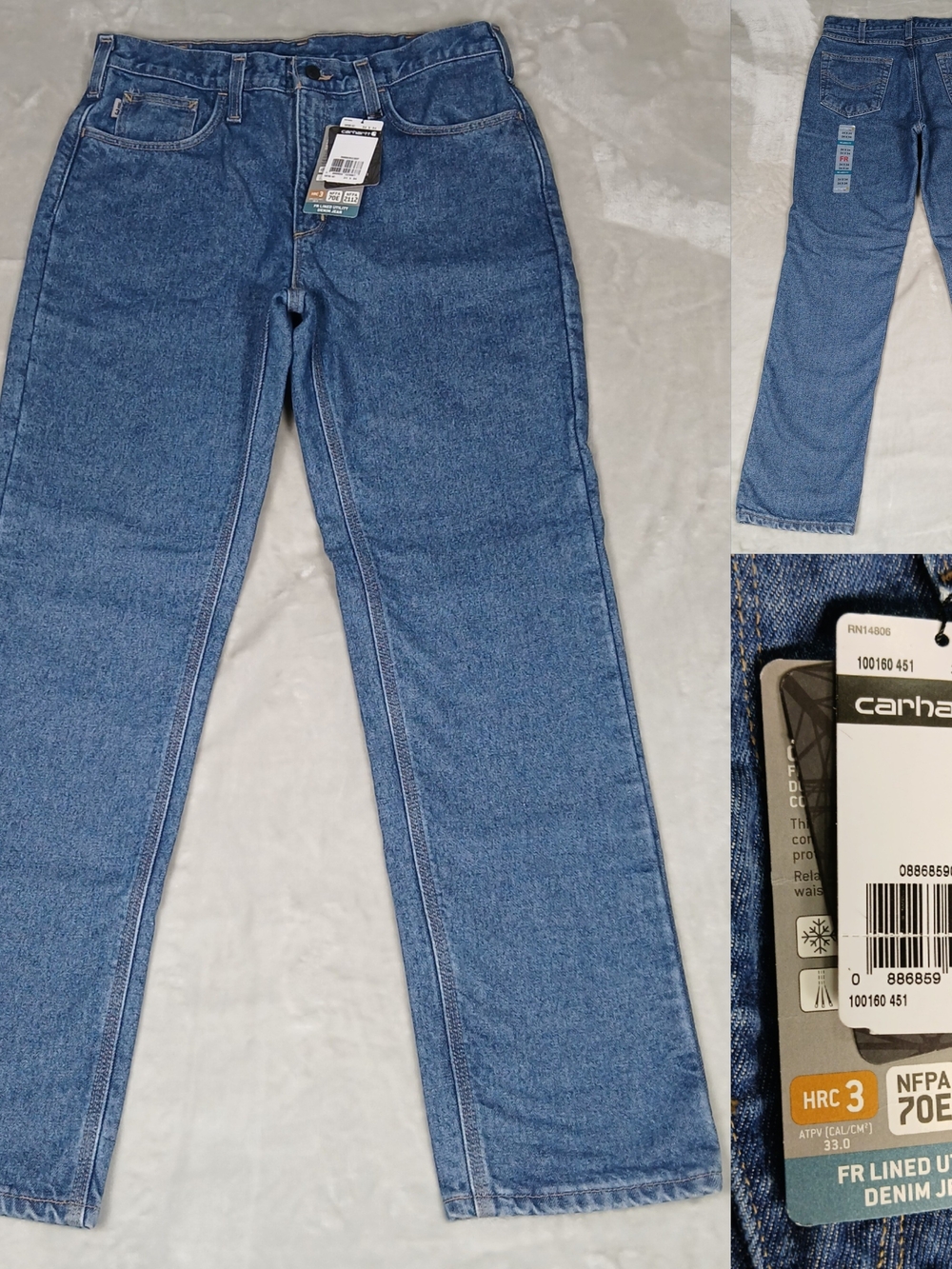 Carhartt FR Flame Resistant Jeans 34x34 Men's NWT New